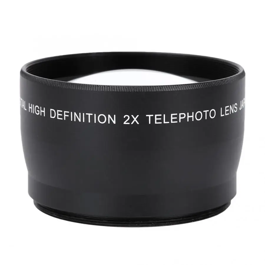 58MM 2X Magnification Universal Teleconverter Telephoto Lens for Cameras Accessories mobile lens 18x