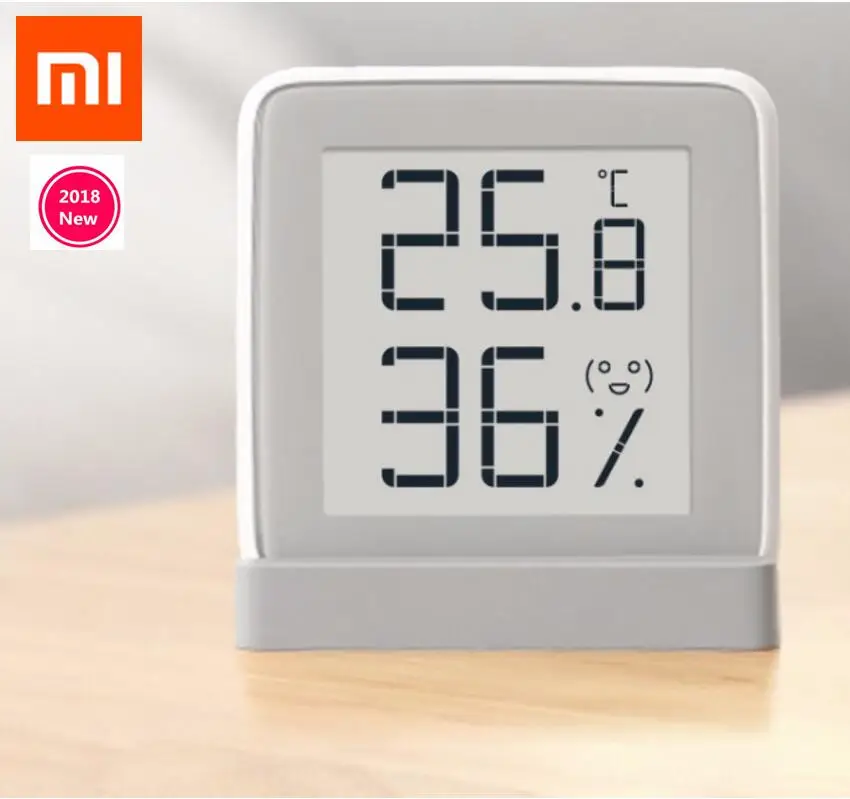 Original xiaomi mijia Mi miaomiaoce Thermometer Temperature Humidity Sensor with LCD Screen Digital E-ink electronic ink screen |