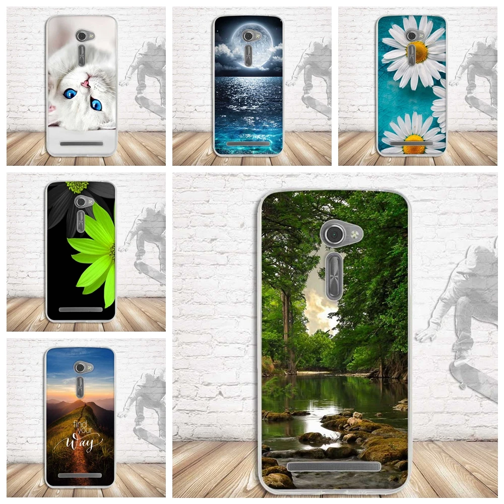 Чехол для телефона Asus ZenFone 2 ZE500CL 5 0 дюймов силиконовый мягкий ТПУ чехол роскошный