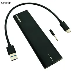 USB-C M.2 NGFF SSD корпус USB 3,1 Тип-C GEN 2 M2 SSD корпус до 10 Гбит/с для 2242 2260 2280 M.2 NGFF жесткий диск B ключ новый