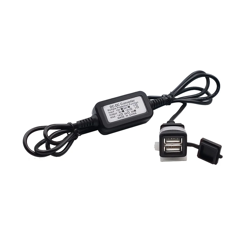 WUPP 5V 3A автомобильное зарядное устройство с двумя usb портами водонепроницаемый