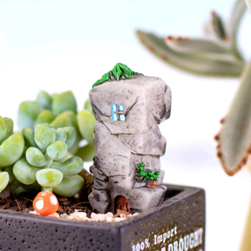 ZOCDOU 1 шт. замок дом башня Rockery старая модель маленькая статуя фигурка украшение