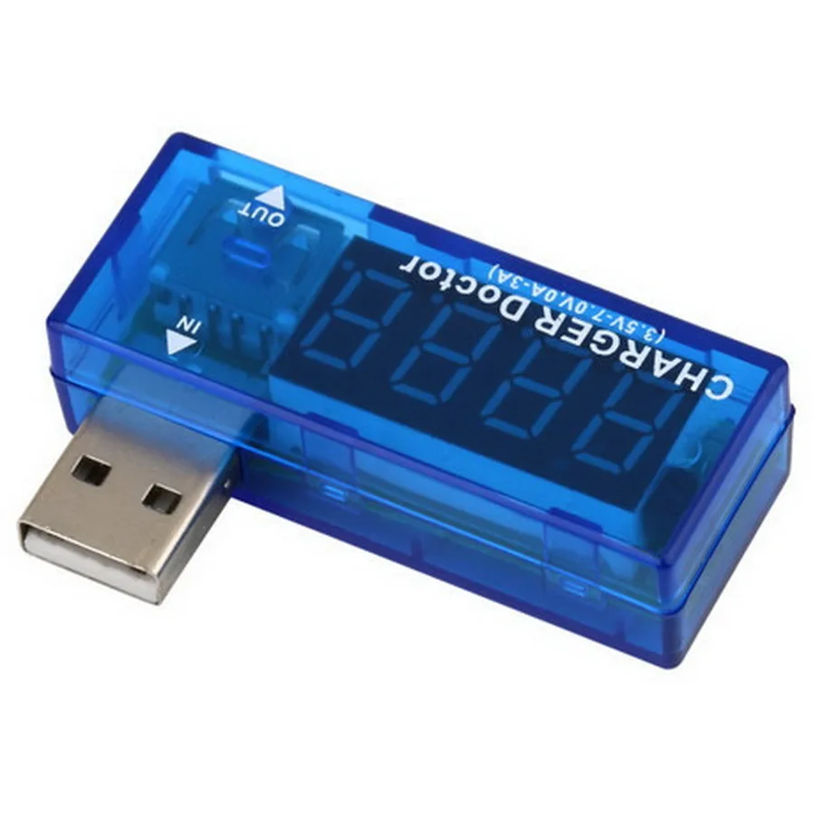 

DHL 500PCS Battery Tester USB Charger Doctor Mobile Power Detector Voltage Meter Voltmeter Testers