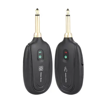 

Smart Wireless Guitar Transmitter Receiver System Set Audio Transmitter Receiver 30 Meters Transmission Range