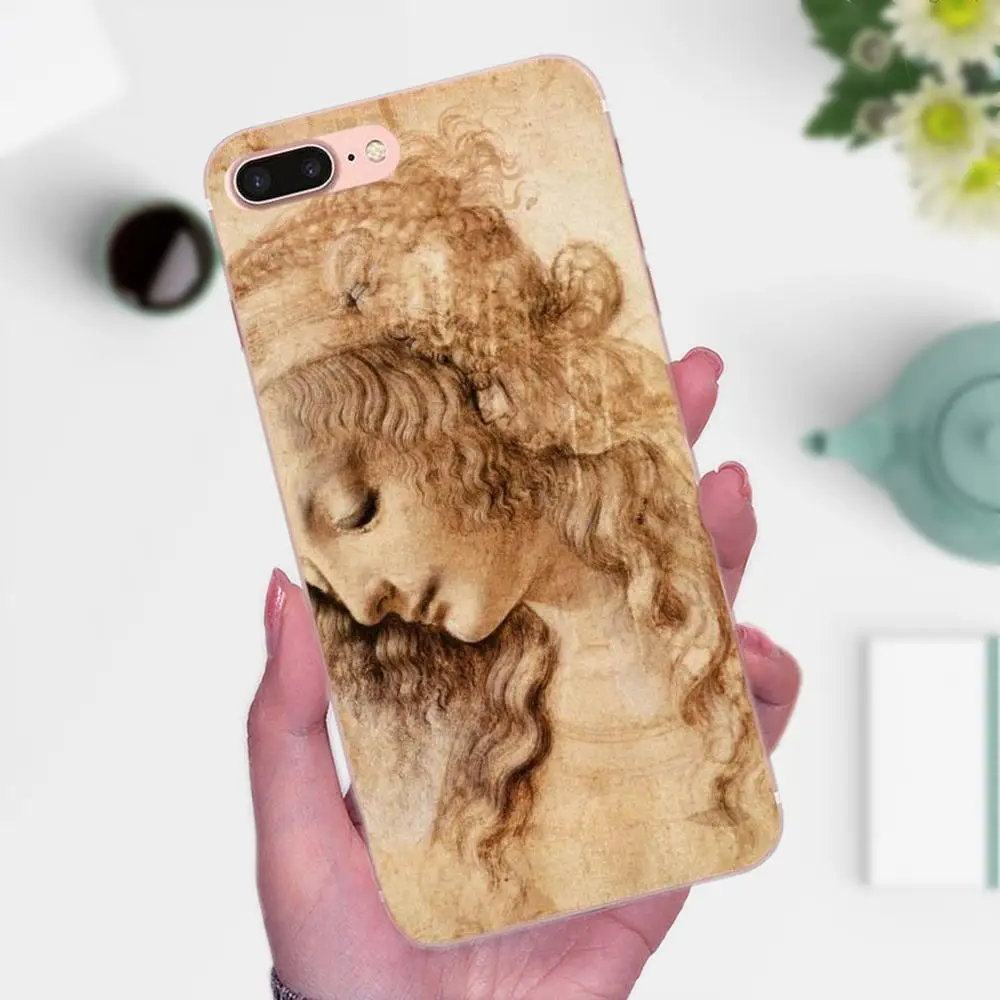 Итальянская художественная картина Leonardo Da Vinci для Galaxy J1 J2 J3 J330 J4 J5 J6 J7 J730 J8 2015 2016 2017