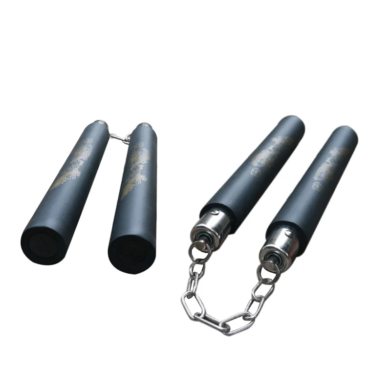 Горячие Единоборства нунчаки из поролона Nunchaku Дракон шаблон Черный Боевой нунчаки для восточных единоборств Китайский кунг-фу Брюс Ли