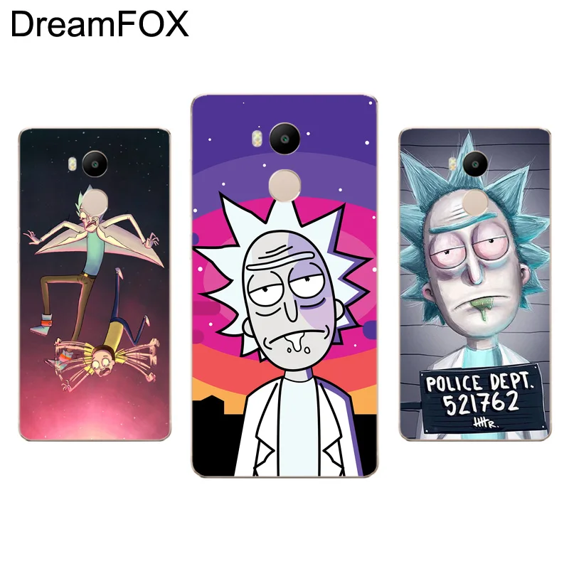 

DREAMFOX M348 Rick And Morty Soft TPU Silicone Case Cover For Xiaomi Redmi Note 3 4 5 Plus 3S 4A 4X 5A Pro Global
