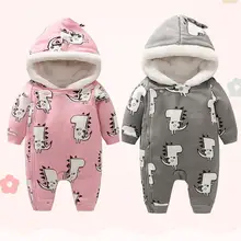 Милая флисовая супер милая Одежда для новорожденных