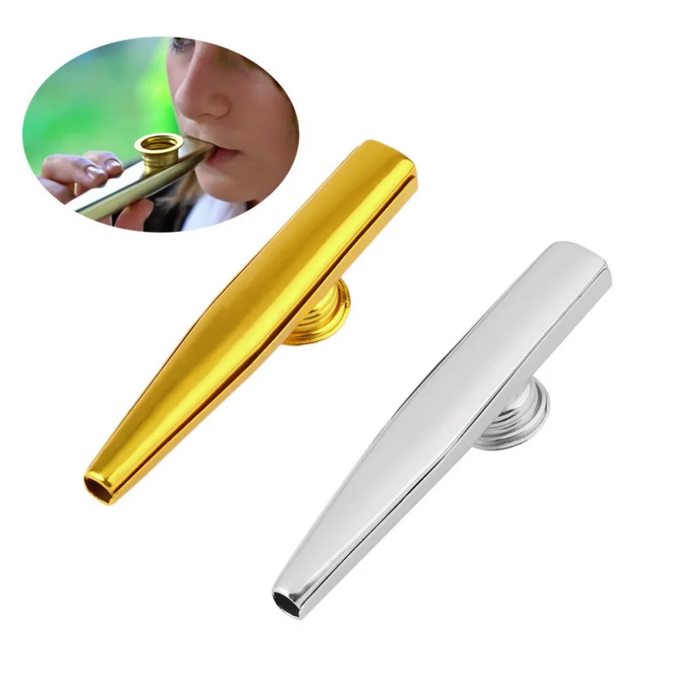 Discount Hot Metal Kazoo Harmonica Mouth Flute Kids Party Gift Kid Musical Instrument
