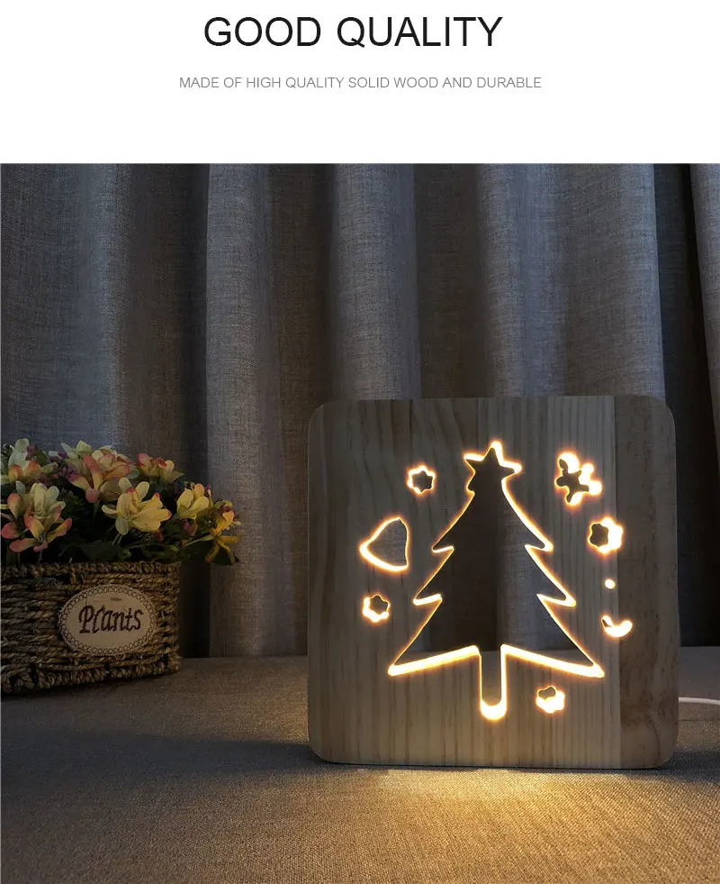Novelty Glow Christmas Tree arbol de navidad New Year's product Christmas Trees Night Light (1)