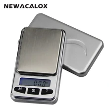 NEWACALOX 500g x 0 1g Mini Digital Scale for Gold Bijoux Sterling Silver Jewelry Scale Precision