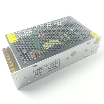 

LED power supply 5V 40A 200W LED Lighting transformer for LED Pixel Module WS2811 WS2801 LED Strip light
