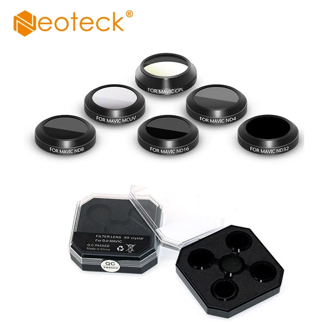 $30.45  Neoteck Camera Lens ND4/ND8/ND16/CPL/UV Filter for DJI Mavic Pro Camera Drone Filter For DJI MAVIC