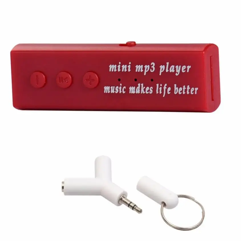 HIPERDEAL Mini USB Clip цифровой Mp3 музыкальный плеер поддержка 16 Гб SD TF карты Прямая