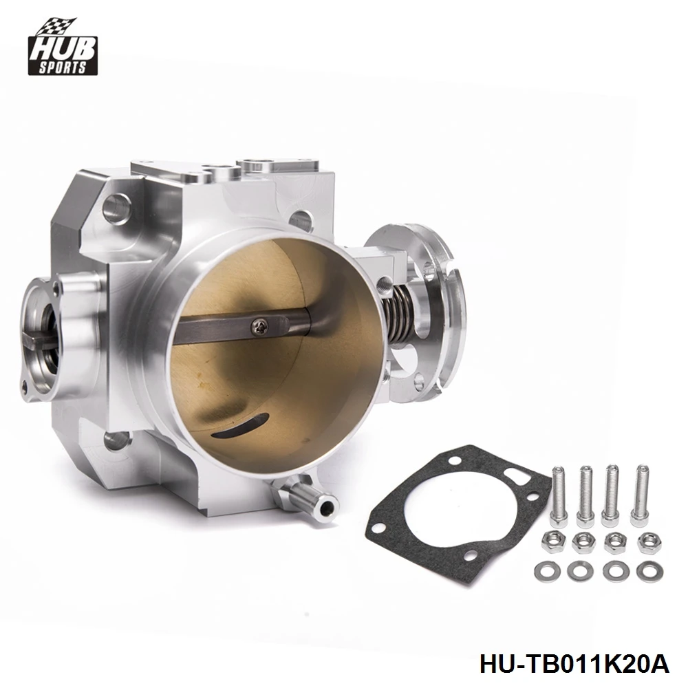 Aluminum Intake Manifold 70mm Throttle Body Silver For Honda/Acura K-Series manifold HU-TB011K20A