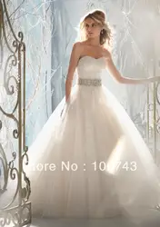 Бесплатная доставка vestido de noiva 2018 кружево со стразами свадебные пояса Новые невесты свадебное платье на заказ мать невесты платья