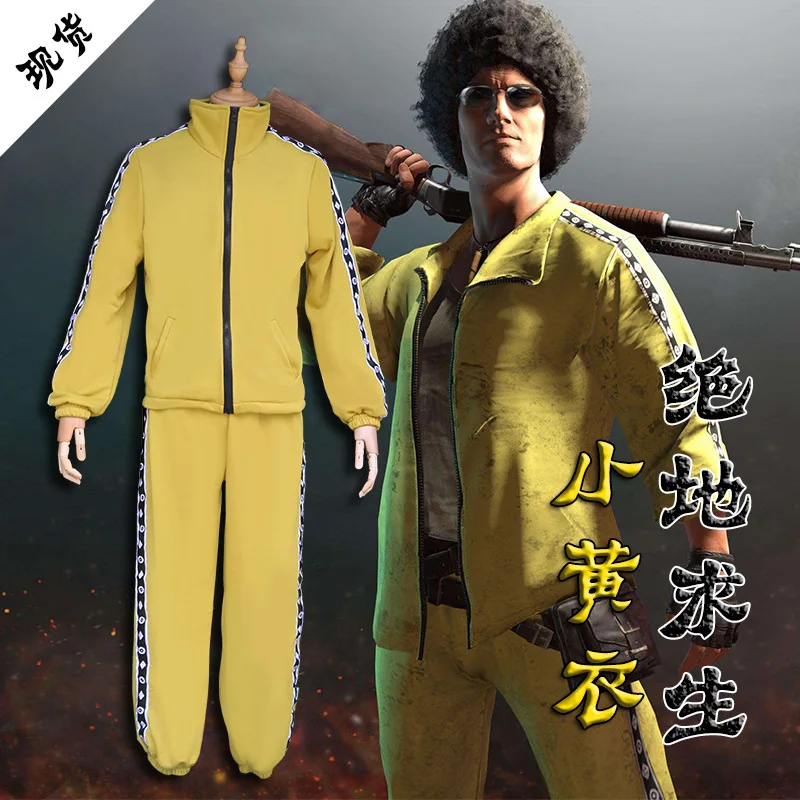  PUBG Playerunknown's Battlegrounds Cosplay Costume White Black Warm Coat With Hat Costumes Hallowee