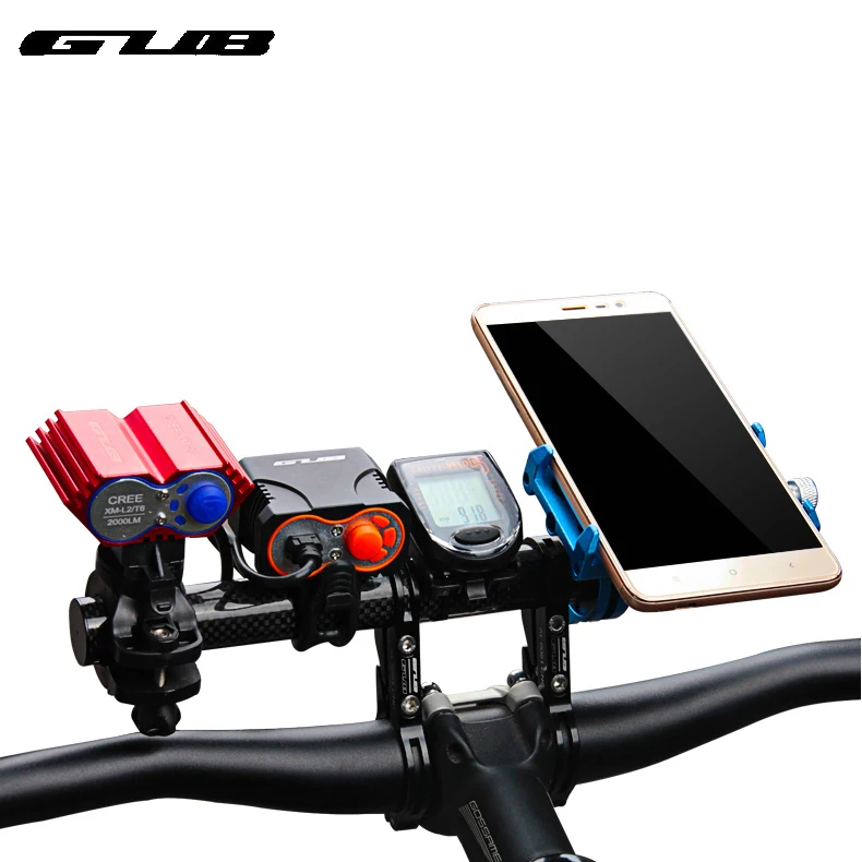 GUB велосипедный руль удлинитель для MTB углеродное волокно удлинитель велосипедный светильник держатель велосипедный компьютер кронштейн для телефона аксессуары