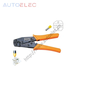 

Good Quality HS-16WF European Style Ratchet Crimping Plier 6-16 mm For Non-Insulated And Insulated Terminals