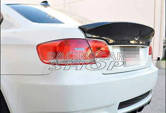 CSL STYLE ADD ON CARBON FIBER TRUNK SPOILER FOR BMW E92 3-SERIES 2D Coupe M3 330i 335i 328i 07-13