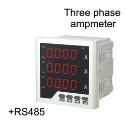 Трехфазный цифровой амперметр светодиодный измеритель тока Амперметр КЛАСС 0,5 цифровой измеритель тока с связью RS485