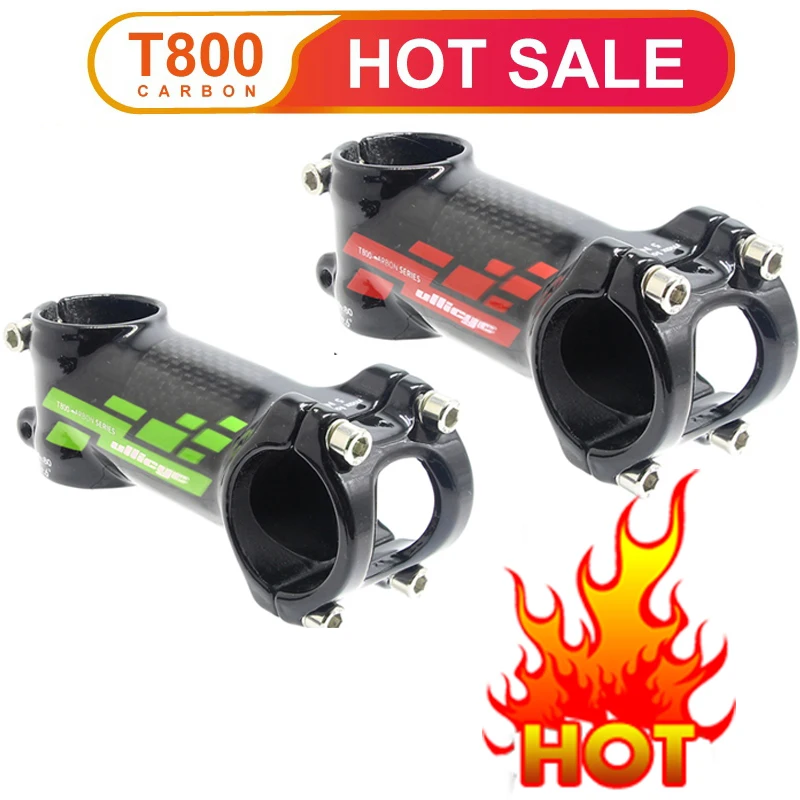 

3D Reseau Forged Alloy carbon stem Ultra light Superstrong Mountain /Road bike Bicycle Stem 6 or 17 Degree 31.8mmX (80-120mm)
