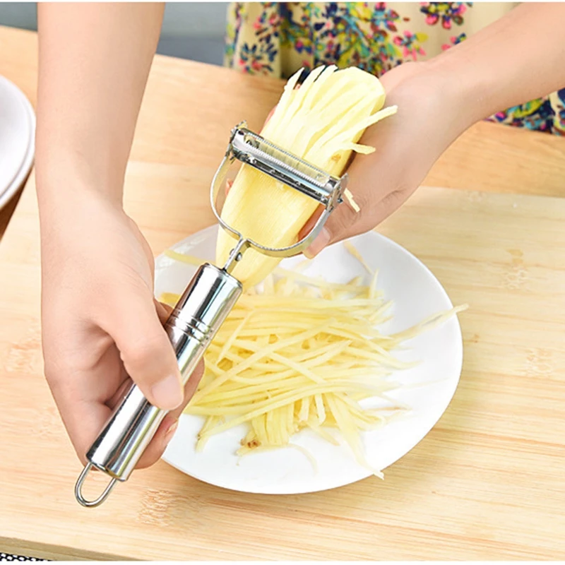 

Dual Vegetable Peeler cheese butter grater Cutter Sharp Stainless Steel Fruit Potato apple Carrot Grater Planing Kitchen Tools
