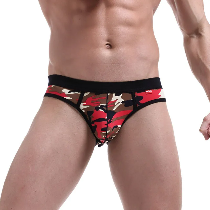 Men's Briefs Sexy Men's Underwear Camouflage Underwear Men's Breathable Comfortable Briefs Men Panties Shorts Cueca Underpants