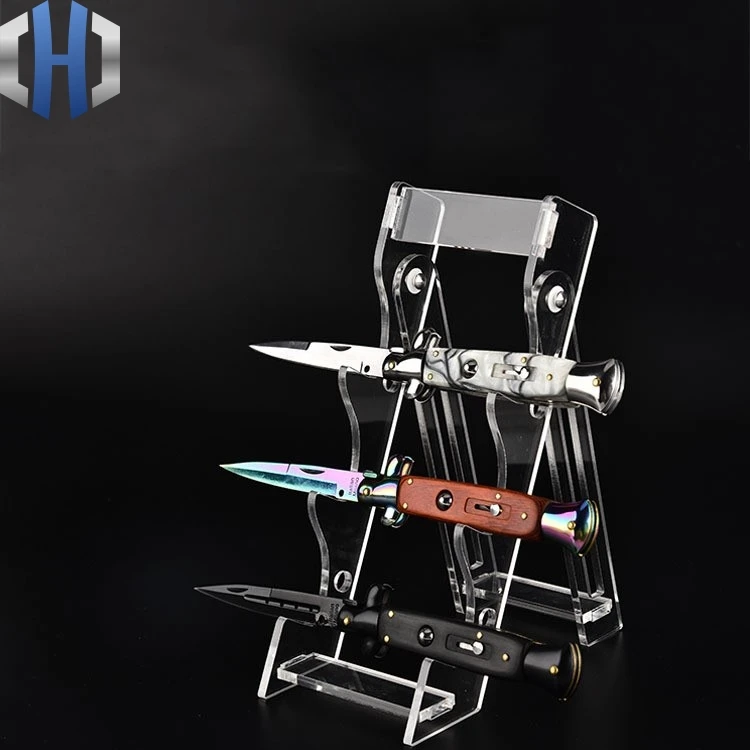 Outdoor Tool Display Knife Holder Knife Holder Acrylic Frame Exhibition Tool Holder Storage EDC Tool Display Stand