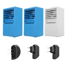 Портативный вентилятор, мини настольный кондиционер, увлажнитель воздуха, охлаждение, летний жаркий день, использование, 110-240 В, кондиционер для дома