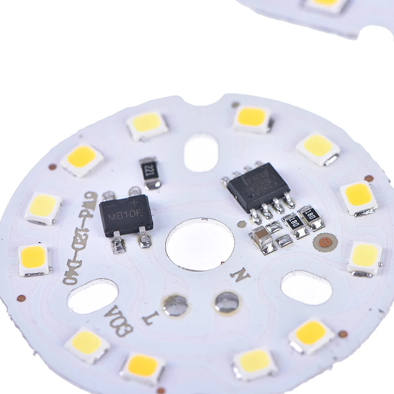 

1pc 3W 5W 7W 9W 2835 SMD Light Board Led Lamp Panel For Ceiling + 220V LED Power Supply Driver