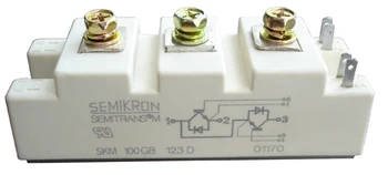 

Free Shipping SKM100GB123D IGBT MODULE, 1.2KV, 100A, SEMITRANS 2 100% new original Genuine