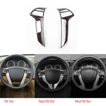 

2x Agate Color Steering Wheel Buttons Dec Cover trim Interior For Honda Accord 08-12