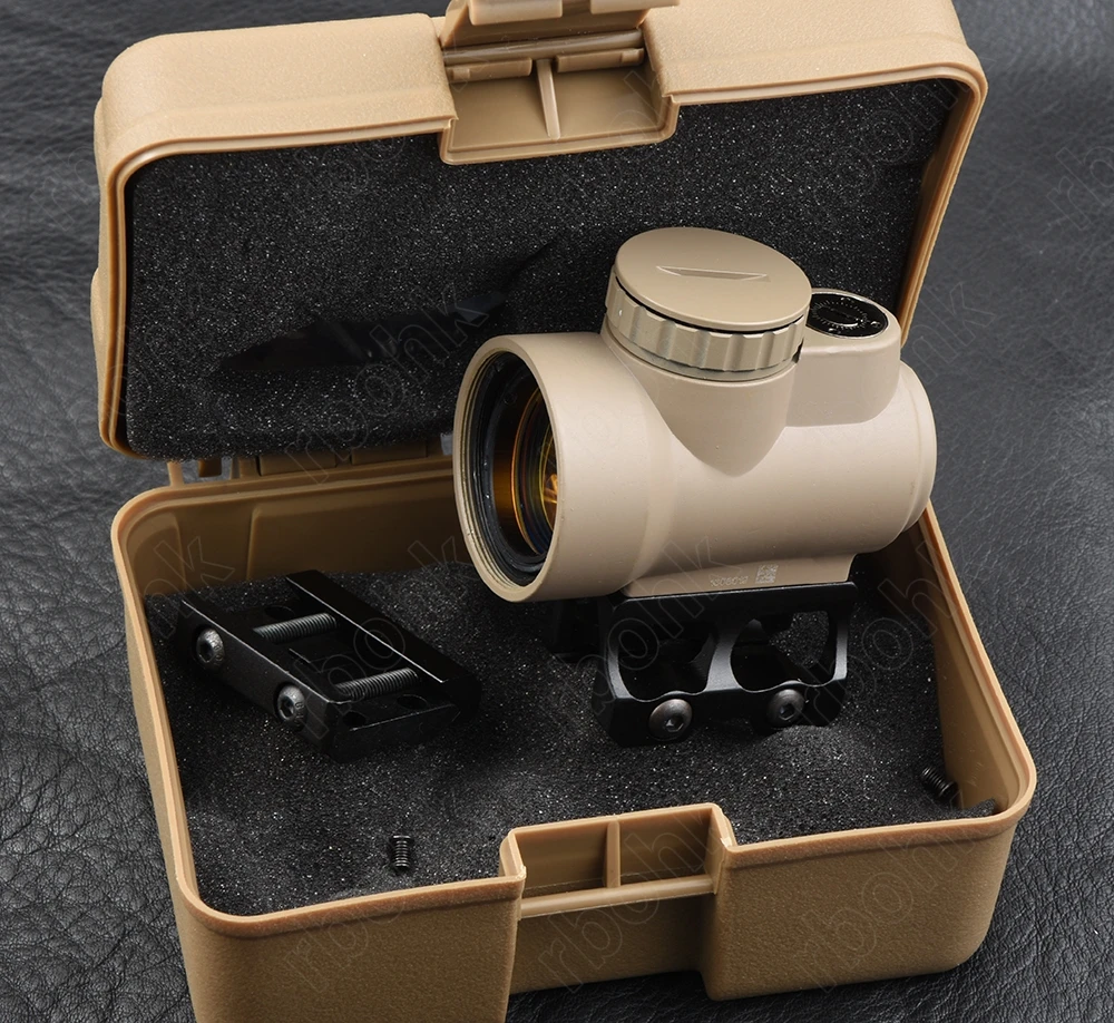 Тактический прицел для винтовки Trijicon MRO Style 1x с красной точкой высоким и низким