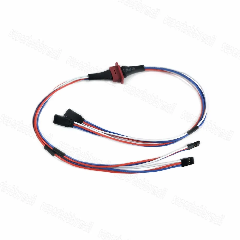 MPX 8 Pin 100 AWG Multi Wire Servo Extension Plug 2 Wire 3 Wire Male