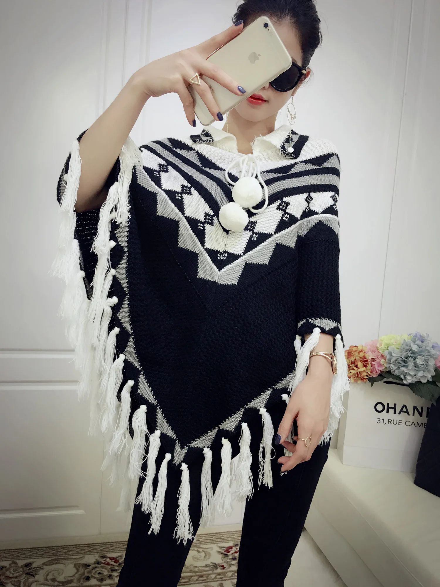Women Sweater Knitting Sweaters Lady 