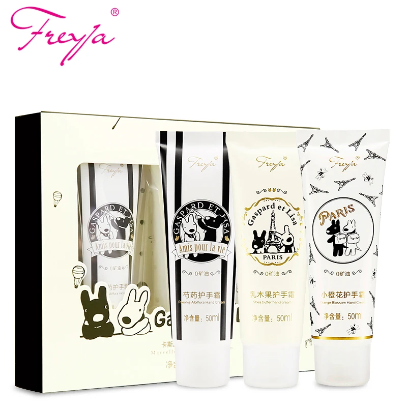 

3Pcs/lot Freyja High-end Brand Hand Cream Set Nourishing Hand Care Anti Chapping Anti Aging Whitening Firming Hand Care Beauty