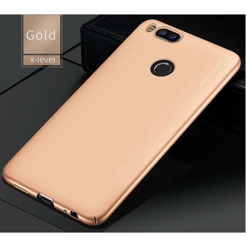 X LEVEL Тонкий чехол для Xiaomi mi A1 завернутый края матовое анти отпечатков пальцев