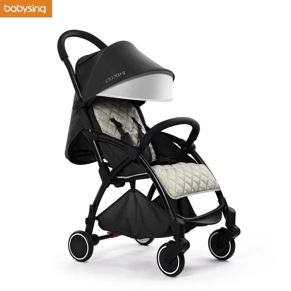 

Babysing I9 Plus Four Wheels Foldable Lightweight Baby Stroller Travel Umbrella Pram Pushchair Easy to Put Into Airplane Train
