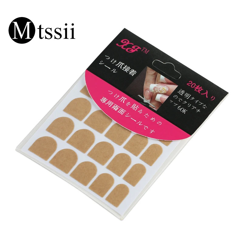 

Mtssii 1 Sheet NEW False Nail Tablets Double-sided Adhesive Stickers Waterproof Water Does Not Hurt The Real Glue-Free Paste