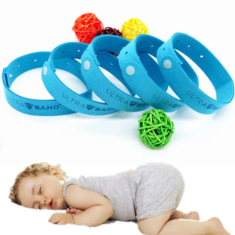 10bags=50pcs Mosquito Repellent Bracelets Protection Baby Mosquito