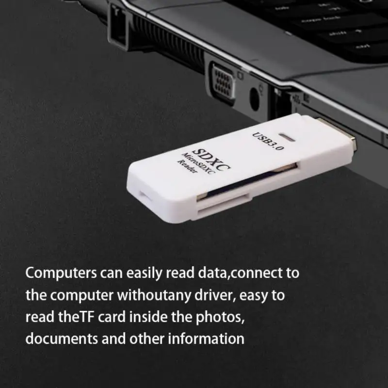 Portable 2 in 1 memory card reader usb 3.0 adapter for SD/TF micro SD PC computer laptop accessories Portable 2 in 1 memory card reader usb 3.0 adapter for SD/TF micro SD PC computer laptop accessories