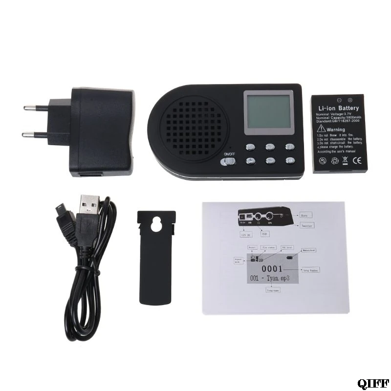 

Drop Ship MP3 Hunting Player Outdoor Bird Sound Loudspeaker Caller Simulation Tactical Amplifier Animal Speaker Lure APR28