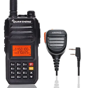 

Quansheng TG-UV2 PLUS Powerful 10W 5 Bands (136-174MHz/350-390MHz/400-470MHz) 4000mAh Battery Walkie Talkie+Speaker Mic