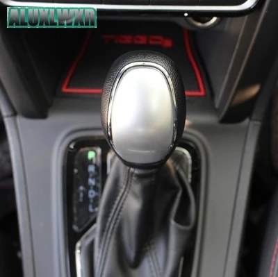 

Car-Styling ABS Chrome AT Gear Shift Knob Cover Trim for Chery Tiggo 2 3 FL 2016 2017 2018 car Accessories automobiles accessory