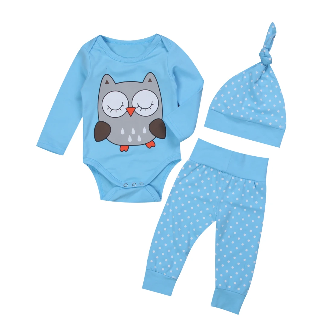 Infant Twins Clothing Set Newborn Baby Girls Boys Romper+Long Pants