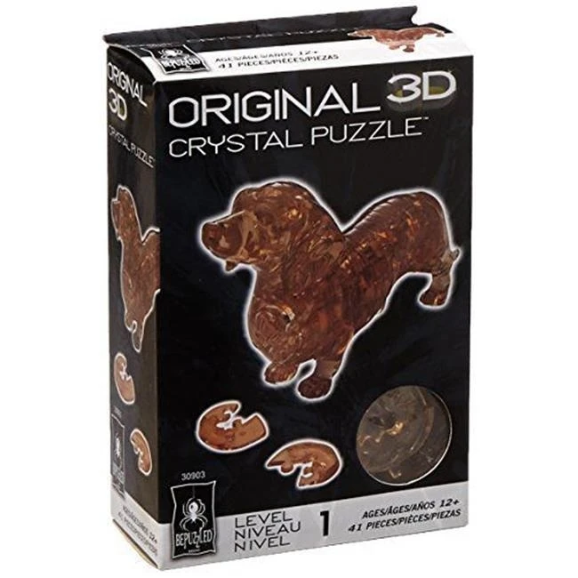 University Games UNV30903 Original 3D Dachshund Puzzle