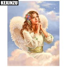 Угол девушка алмаз живопись пользовательские DIY полный квадратный алмаз Вышивка продажи Вышивка крестиком Алмазная мозаика дома Аксессуары