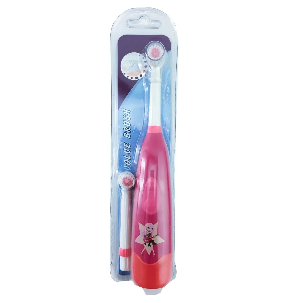 Children Electric Toothbrush Cartoon Pattern Double-sided Tooth Brush Electric Teeth Brush For Kids with 2pcs Replacement Head (3)