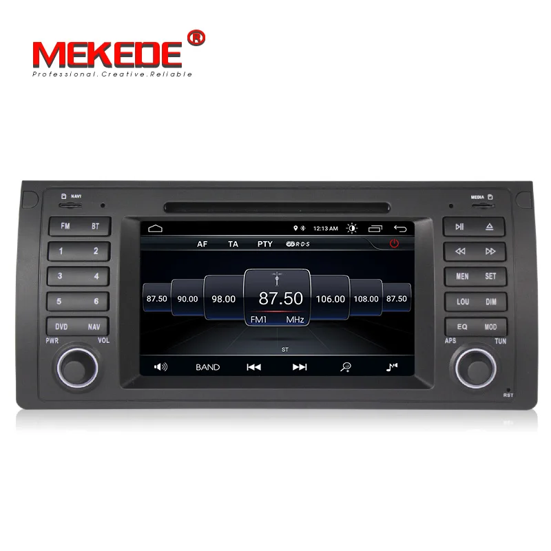 Perfect MEKEDE Android 8.11024X600 QuadCore 1Din 7inch Car DVD for BMW E39 E53 X5 Car dvd gps DAB E39 E53 X5 with WIFI Navi CAN-BUS 3